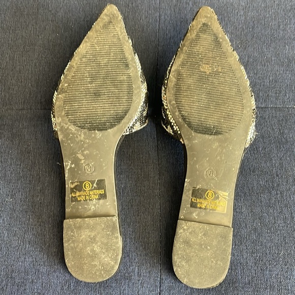 Olivia Ferguson sparkly mules, Size 8 Women. - Picture 4 of 5